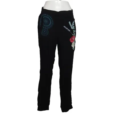 Pantalon (Noir, Multicolore) de Desigual Viscose