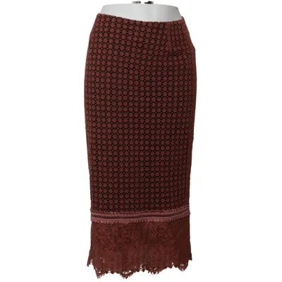 Skirt (Brown) from Dorothee Schumacher Acetate, Acrylic, Cotton, Polyamide, Polyester