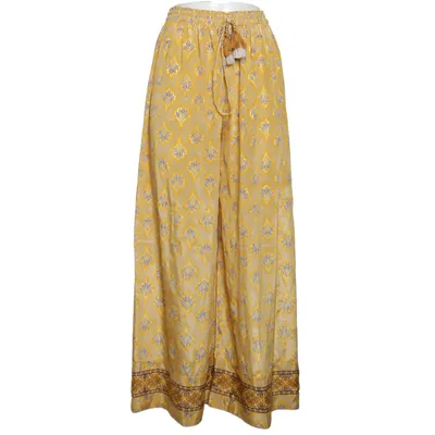 Palazzo pants (Yellow, Beige, Multicolored) from Pahiesa Formentera Silk