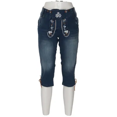 Lederhosen (Blå) fra Esmara Bomuld, Elastan