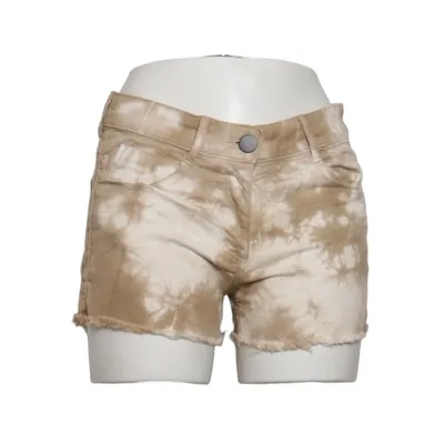 Jeansshorts (Beige, Hvid) fra Jad Bomuld, Elastan