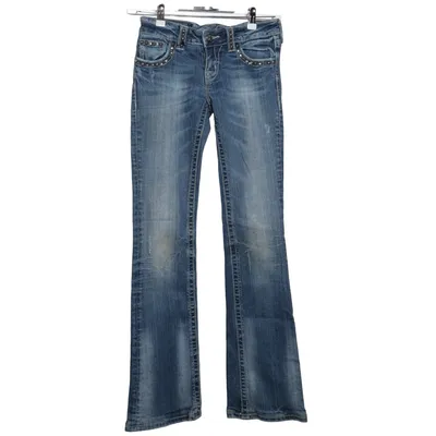 Jeans (Blå) fra Miss Me Bomuld, Elastan