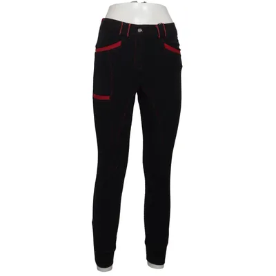 Pantalon d'équitation (Noir, Rouge) de USG Élasthane, Polyamide