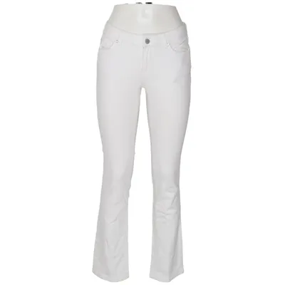 Jeans (White) from Zara Woman Cotton, Elastane