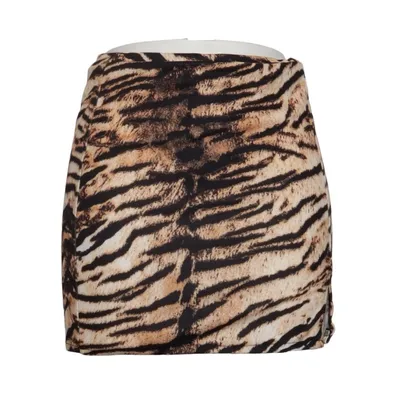Jupe (Marron, Noir) de Skandal Élasthane, Polyester