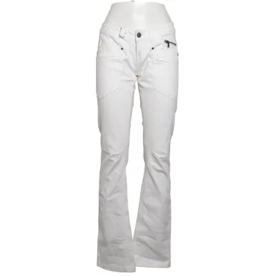 Jeans (Hvid) fra Fishbone Bomuld, Elastan