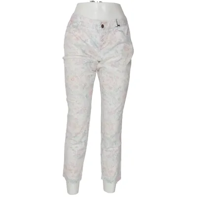 Jeans (Vit, Flerfärgad) från Alberto Bomull, Elastan