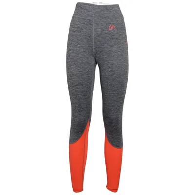 Sports tights (Gray, Orange) from Gym Aesthetics Elastane, Polyester