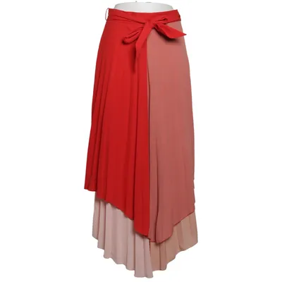 Jupe longue (Rouge, Rose, Multicolore) de Uterqüe Polyester