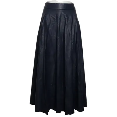Jupe (Bleu) de Tricia Faux cuir