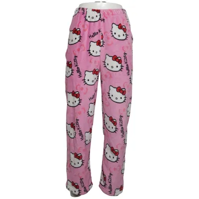 Pyjamasbukser (Pink, Hvid, Sort) fra Hello Kitty Polyester