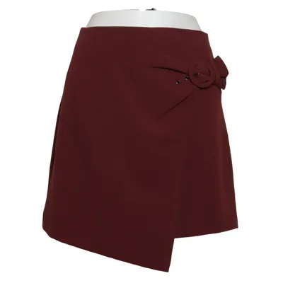 Jupe portefeuille (Marron) de Artigli Collection Élasthane, Polyester, Viscose