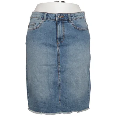 Jeansnederdel (Blå) fra ONLY Blue Denim Bomuld, Elastan