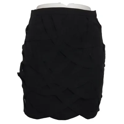 Jupe (Noir) de Adam Lippes Coton, Élasthane, Soie, Viscose