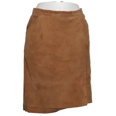 Jupe en cuir (Marron) de Akris