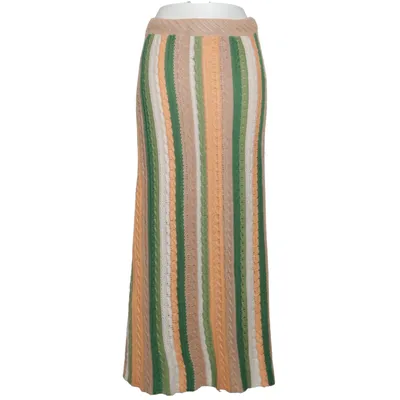 Maxi rok (Beige, Groen, Wit) van Anne Klein Acryl