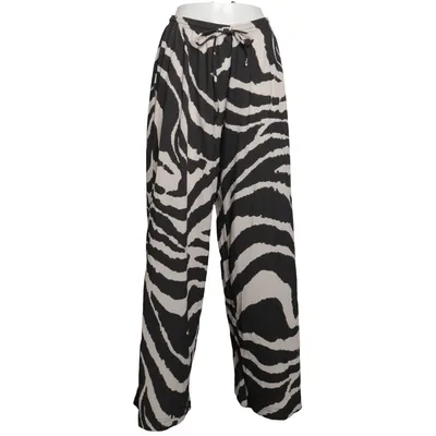 Palazzo pants (Black, White) from H&M Elastane, Polyester