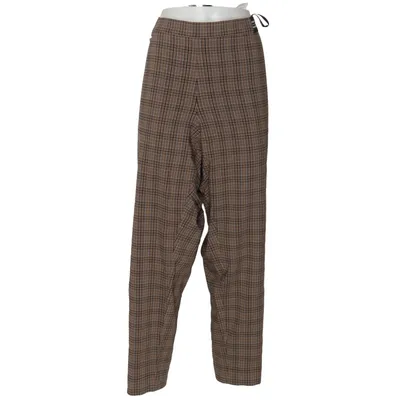 Pants (Brown, Multicolored) from Verpass Elastane, Polyester, Viscose