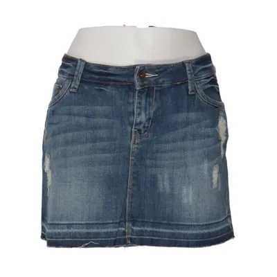 Jupe en jean (Bleu) de Pimkie Coton, Élasthane