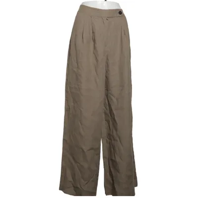 Palazzo pants (Beige) from Massimo Dutti Linen
