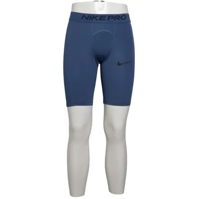 Compressieshorts (Blauw) van Nike Pro Elastaan, Polyester