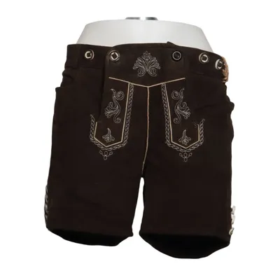 Pantalon en cuir traditionnel (Marron) de Stockerpoint