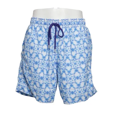 Swim shorts (Blue, White) from Vilebrequin Cotton, Polyamide, Polyester