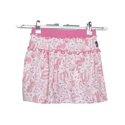 Nederdel (Hvid, Pink) fra Kids Bomuld, Elastan