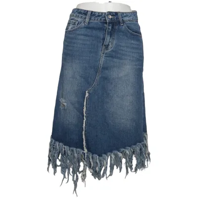 Denim skirt (Blue) from Lexxury Cotton