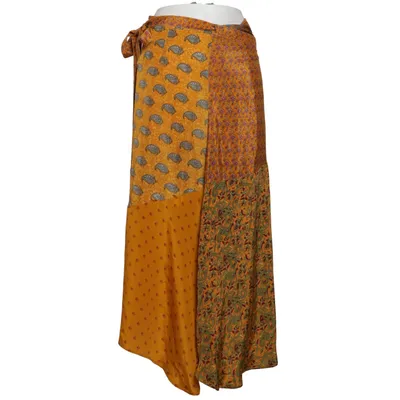 Wrap skirt (Yellow, Multicolored) from Sissel Edelbo