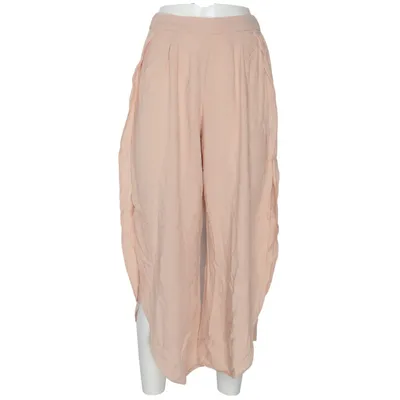 Palazzo pants (Beige) from Pull & Bear Linen, Viscose