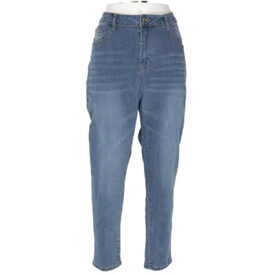 Jeans (Blue) Cotton, Polyester, Viscose