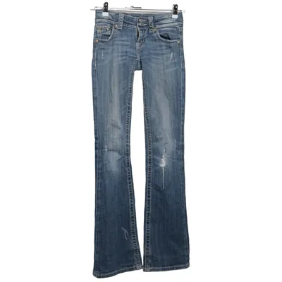 Jeans (Blå) från Miss Me Bomull, Elastan