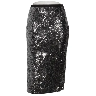 Skirt (Silver, Black) from Kaos Cotton, Elastane, Polyester, Viscose