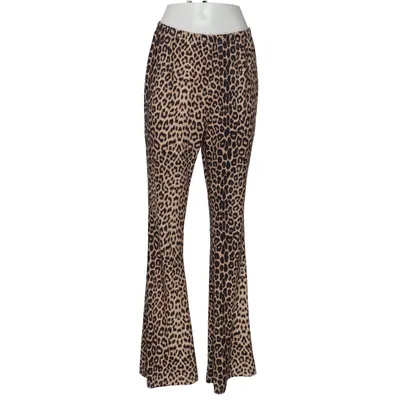Byxor (Brun, Svart) från Shein Elastan, Polyester