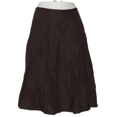Skirt (Brown) from Sandra Pabst Cotton, Metallic fiber, Polyamide