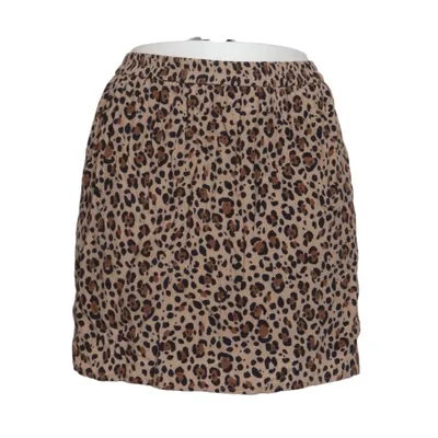 Nederdel (Beige, Brun, Sort) fra Les Petites Polyester, Viscose