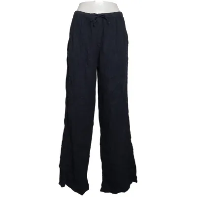 Pants (Blue) from Pacific Republic Pull & Bear Linen, Viscose