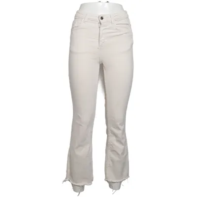 Jeans (Beige) from Zara Cotton, Elastane