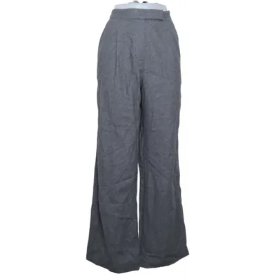 Suit pants (Gray) from Massimo Dutti Wool