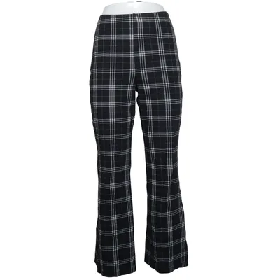 Bukser (Sort, Hvid) fra Divided by H&M Elastan, Polyester, Viscose