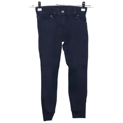 Pantalon d'équitation (Bleu) de Loesdau Élasthane, Coton biologique, Polyamide, Polyuréthane