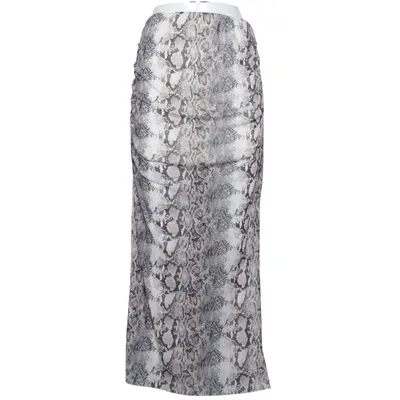 Nederdel (Brun, Sort, Hvid) fra Stradivarius Elastan, Polyester