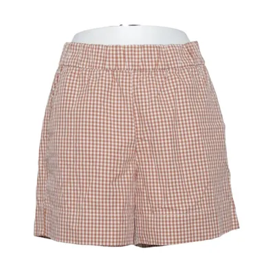 Shorts (Brun, Vit) från Everlane Elastan, Ekologisk bomull