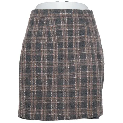 Nederdel (Grå, Brun) fra Gabriella Benelli Polyester, Viscose, Uld