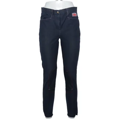 Reithose (Blau) von John Whitaker Baumwolle, Elasthan, Polyester