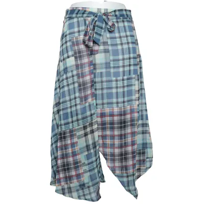 Rok (Blauw, Meerkleurig) van Top Secret Viscose