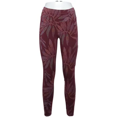 Leggings (Röd, Flerfärgad) från Waschbär Elastan, Ekologisk bomull