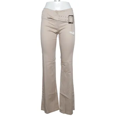 Palazzo broek (Beige) van Maille Demoiselle Katoen, Elastaan