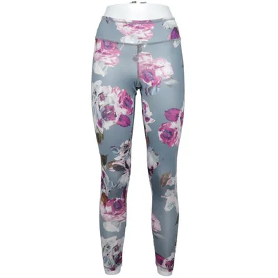 Collants de sport (Gris, Multicolore) de Mandala Élasthane, Polyester recyclé